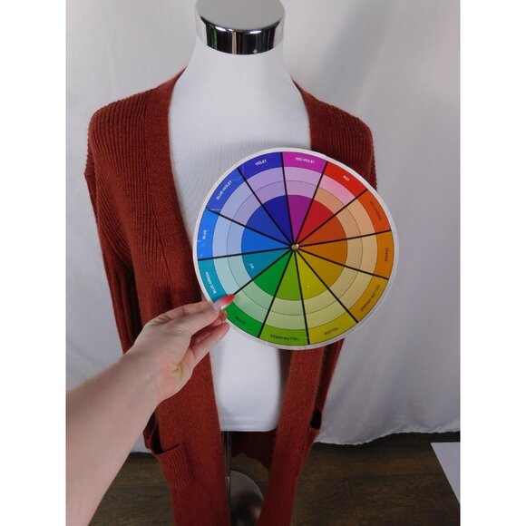 Unified Title "No Boundaries Large Rust Duster Cardigan Lace Up Cottagecore - Picture 9 of 12